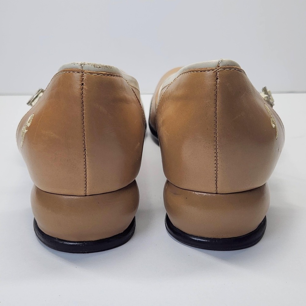 John Fluevog Fellowship Shoes Womens Size 12 Brown Leather Mary Jane Heels - Picture 11 of 16